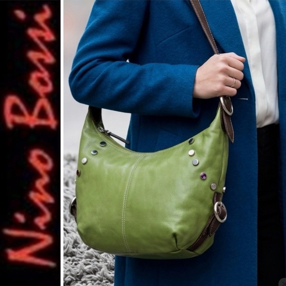 Nino Bossi Leather Hobo Bag